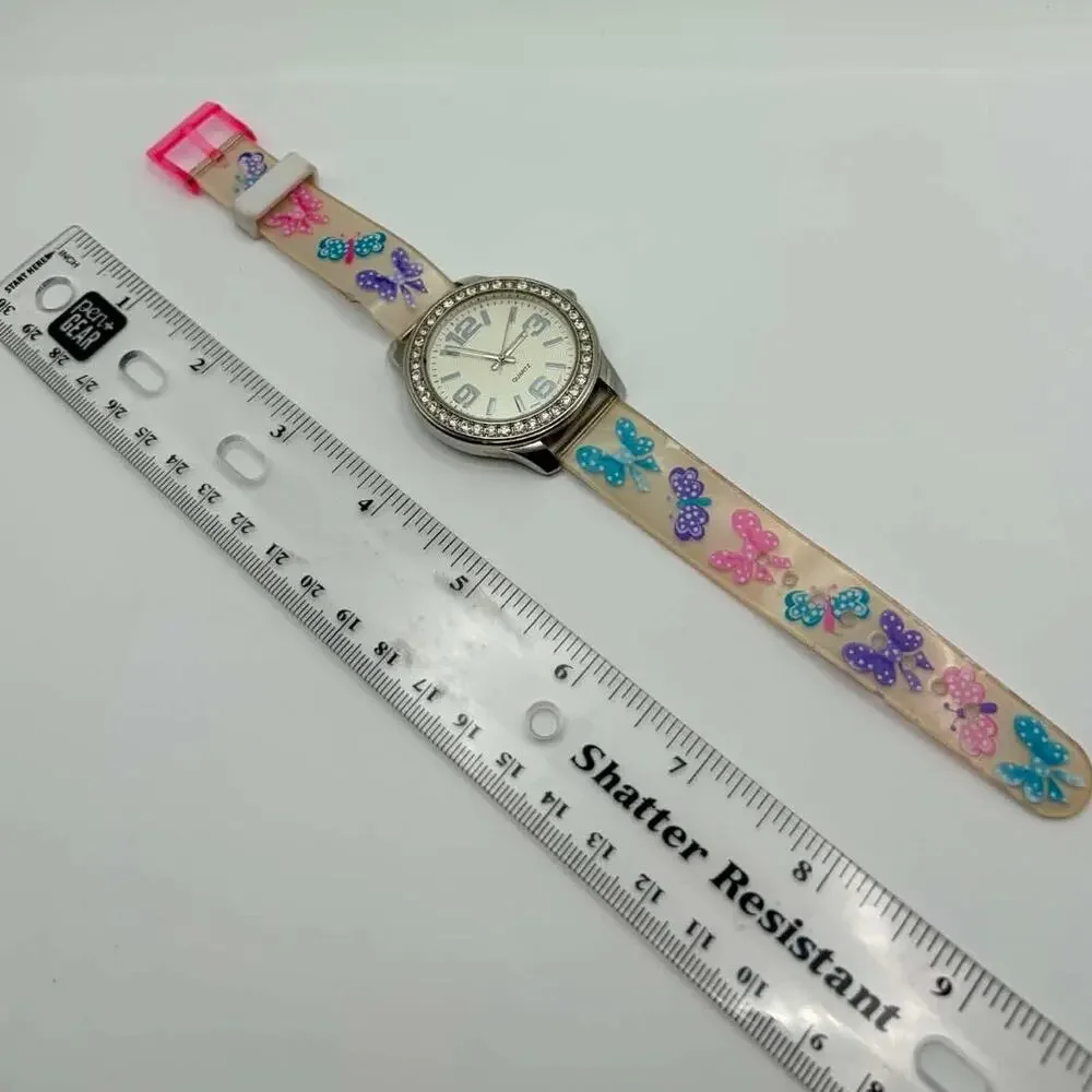 Silver & Pink Bow Watch